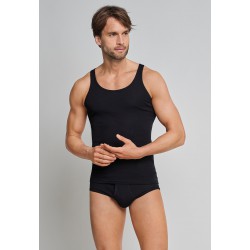 Schiesser onderhemd Original Classics marineblauw Feinripp