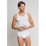 Schiesser sport slip 2-pack met voorsluiting  Original Feinripp - wit