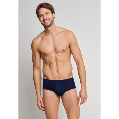 Schiesser sport slip met voorsluiting  Original Feinripp Donkerblauw