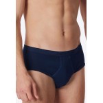 Schiesser sport slip 2-pack met gulp donkerblauw Schiesser sport slip 2-pack met gulp donkerblauw