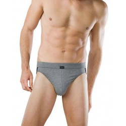 Schiesser Herenslip - Cotton Essentials - 3 pack -  Grijs 