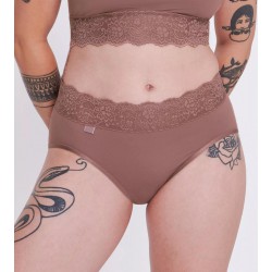 Sloggi slip Romance Midi - Cacao 