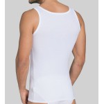 Sloggi men Basic Vest - 10099459 -  (3 + 1 gratis ) - u betaalt 3 onderhemdjes en krijgt er 4 - uw voordeel : 19.99 €