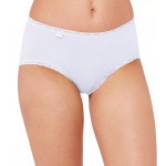 Sloggi 24/7 cotton Lace - midi - wit - 