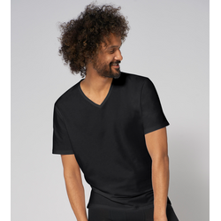 Sloggi men Go Slim Fit T-Shirt V-neck - zwart