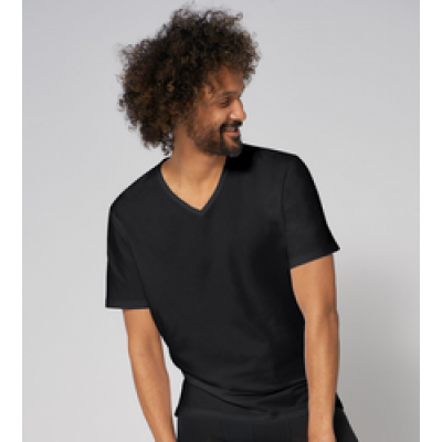 Sloggi men Go Slim Fit T-Shirt V-neck - zwart