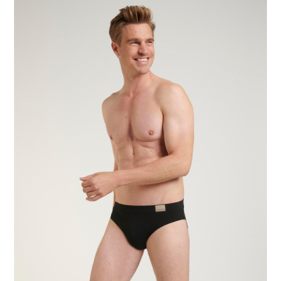 Sloggi heren Go Natural slip - 2-pack  zwart