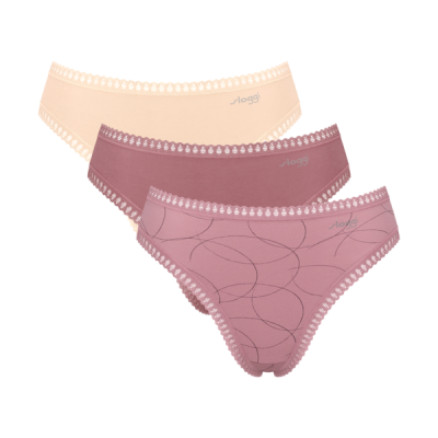 SloggiGo Crush Dames High Leg 3-Pack Multiple Colours V002
