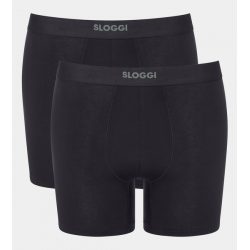 Sloggi heren Ever Ease Short "2-pack" zwart 