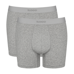 	Sloggi heren Ever Ease Short "2-pack" grijs