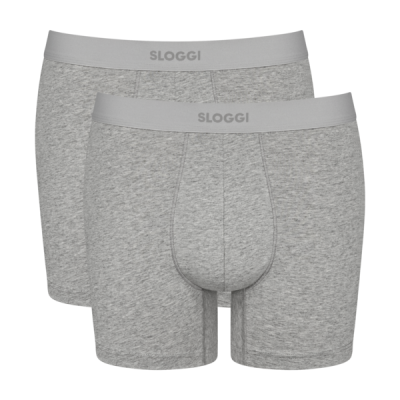 	Sloggi heren Ever Ease Short "2-pack" grijs