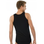 Schiesser onderhemd Authentic - 2-pack - Zwart 