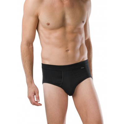 Schiesser sport-slip Authentic - 2-pack - zwart