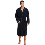 Schiesser Heren Badjas Donkerblauw