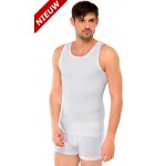 Schiesser onderhemd long life cotton - 145138 - zwart 