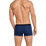 Schiesser heup short 95/5 - 2-pack (set van 2 shorts) -1 effen/1 ruit - 154305