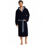 Schiesser Heren Badjas Donkerblauw
