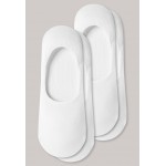 Schiesser sneakersokken 2-pack  Long Life Cool wit