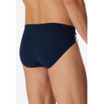 Schiesser slip 3 pack 95/5 H donkerblauw