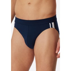 Schiesser slip 3 pack 95/5 H donkerblauw