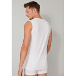 Schiesser Tanktops 2-pack biologisch katoen ronde hals wit - 95/5