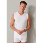 Schiesser Tanktops 2-pack biologisch katoen V-hals wit - 95/5