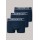 Schiesser heren short 95/5 3-pack donkerblauw