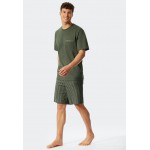 Schiesser Heren Pyjama kort V-hals-Fashion Nightwear