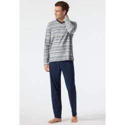 Schiesser H pyjama V-hals Fashion Nightwear  Schiesser H pyjama V-hals Fashion Nightwear