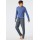 Schiesser H pyjama Fashion Nightwear - denimblauw/donkerblauw