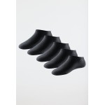 Schiesser sneakersokken voor heren 5-pack stay-fresh zwart-"Bleubird"