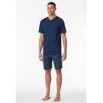 Schiesser H pyjama  korte broek  "Casual Nightwear"