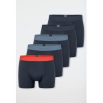Schiesser Short 5 stuks Organic Cotton geweven elastische tailleband donkerblauw 