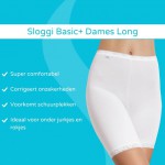 Sloggi Basic+ Long "2-pack"  - wit