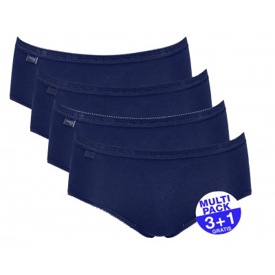 Sloggi Basic+ Midi (3+1 GRATIS) - donkerblauw- uw voordeel : 14.90 €
