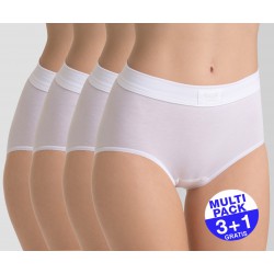 Sloggi Double Comfort Maxi (3+1 GRATIS) - u betaalt 3 slips en krijgt er 4 - wit - uw voordeel : 14,99 €	