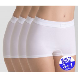 Sloggi Double Comfort Short (3+1 GRATIS) - u betaalt 3 slips en krijgt er 4 - wit - uw voordeel : 14,99 €