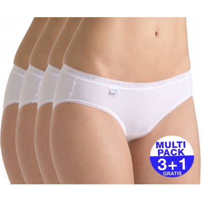 Sloggi Basic+ Mini (3+1 GRATIS) - u betaalt 3 slips en krijgt er 4 - uw voordeel : 14.90 €