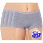 Sloggi Basic+ Short (3+1 GRATIS) - u betaalt 3 shorts en krijgt er 4 - grijs - uw voordeel : 14.99€