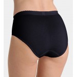 Sloggi Control Tai 4-pack (3+1 GRATIS) - u betaalt 3 slips en krijgt er 4 - zwart - uw voordeel : 17,99 €