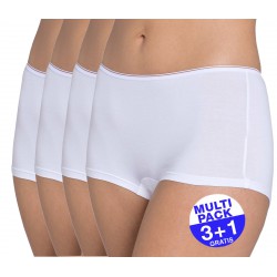 Sloggi Feel Sensational Short  (3+1 GRATIS) - u betaalt 3 slips en krijgt er 4 - wit - uw voordeel : 17,90 €
