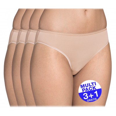 Sloggi Feel Sensational Tai  (3+1 GRATIS) - u betaalt 3 slips en krijgt er 4 - huidskleur - uw voordeel : 17,90 €