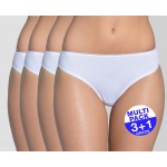 Sloggi Feel Sensational Tai  (3+1 GRATIS) - u betaalt 3 slips en krijgt er 4 - wit - uw voordeel : 17,90 €