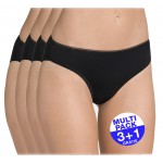 Sloggi Feel Sensational Tai  (3+1 GRATIS) - u betaalt 3 slips en krijgt er 4 - zwart - uw voordeel : 17,90 €