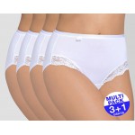Sloggi Romance Maxi  (3+1 GRATIS) - u betaalt 3 slips en krijgt er 4 - wit - uw voordeel : 16.99 €