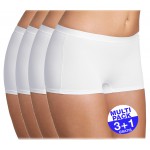 Sloggi Sensual Fresh short (3+1 GRATIS) - u betaalt 3 slips en krijgt er 4 - wit - uw voordeel : 16,99 €