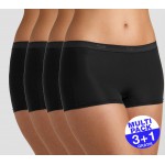 Sloggi Sensual Fresh short (3+1 GRATIS) - u betaalt 3 slips en krijgt er 4 - zwart - uw voordeel : 16,99 €