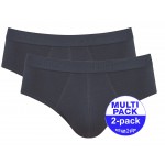 Sloggi men 24/7 midi - voordelig 2-pack - Zwart