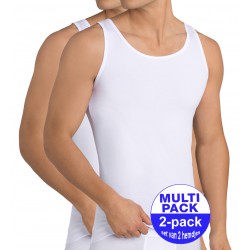 Sloggi men 24/7 Vest - Onderhemd zonder mouwen - voordelig 2-pack - wit