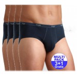Sloggi slip Basic Midi H  (3+1 GRATIS) - u betaalt 3 slips en krijgt er 4 - donkerblauw - uw voordeel: 16.99 €